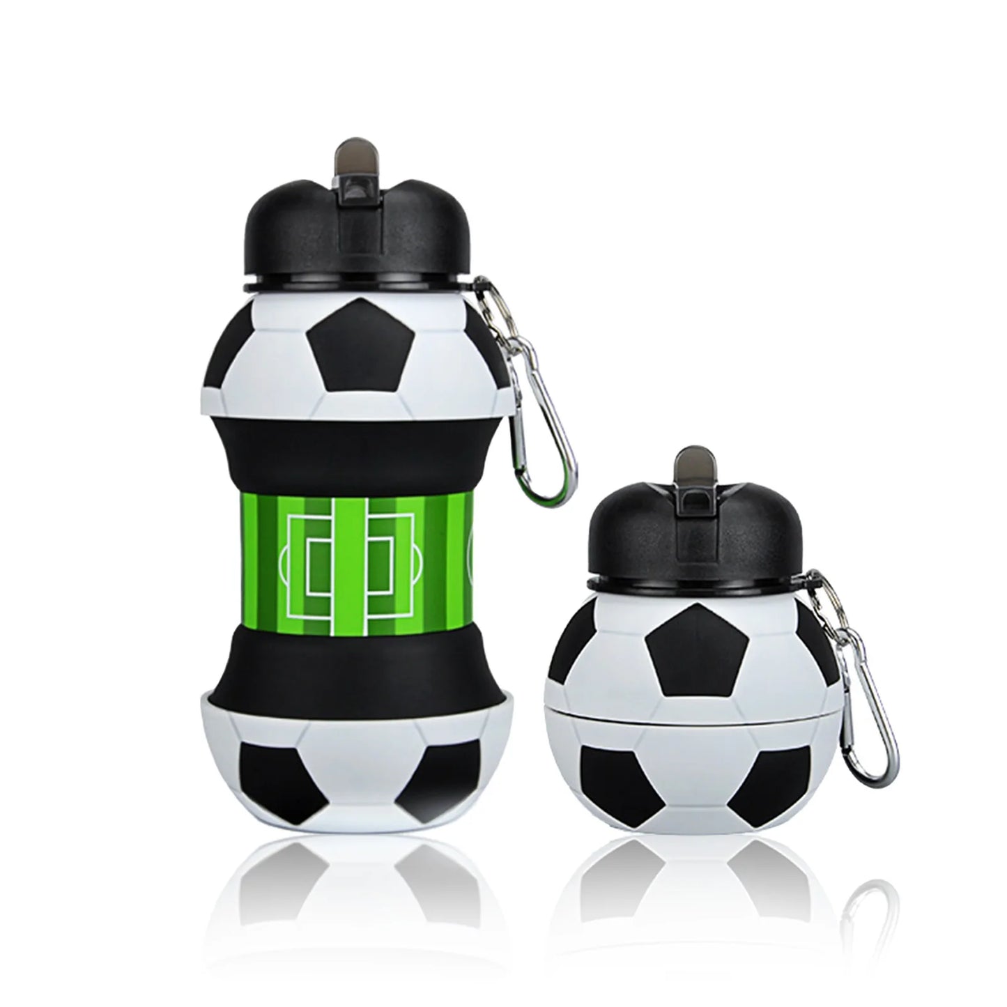 Borraccia Pieghevole Palla da Basket , Calcio , Baseball - 550ml