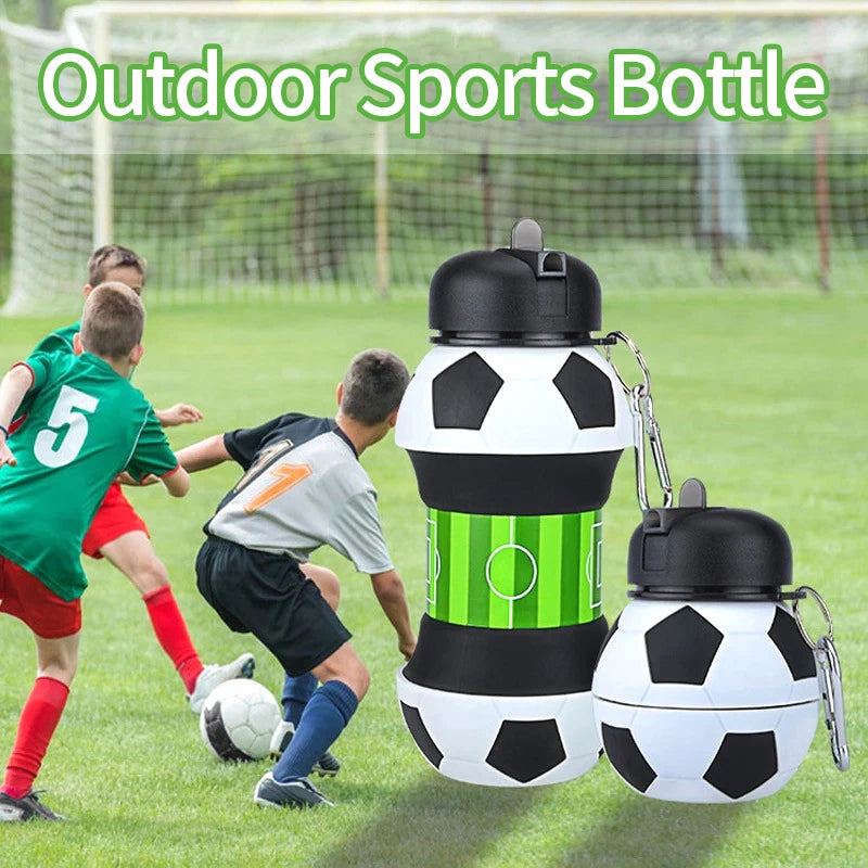 Borraccia Pieghevole Palla da Basket , Calcio , Baseball - 550ml