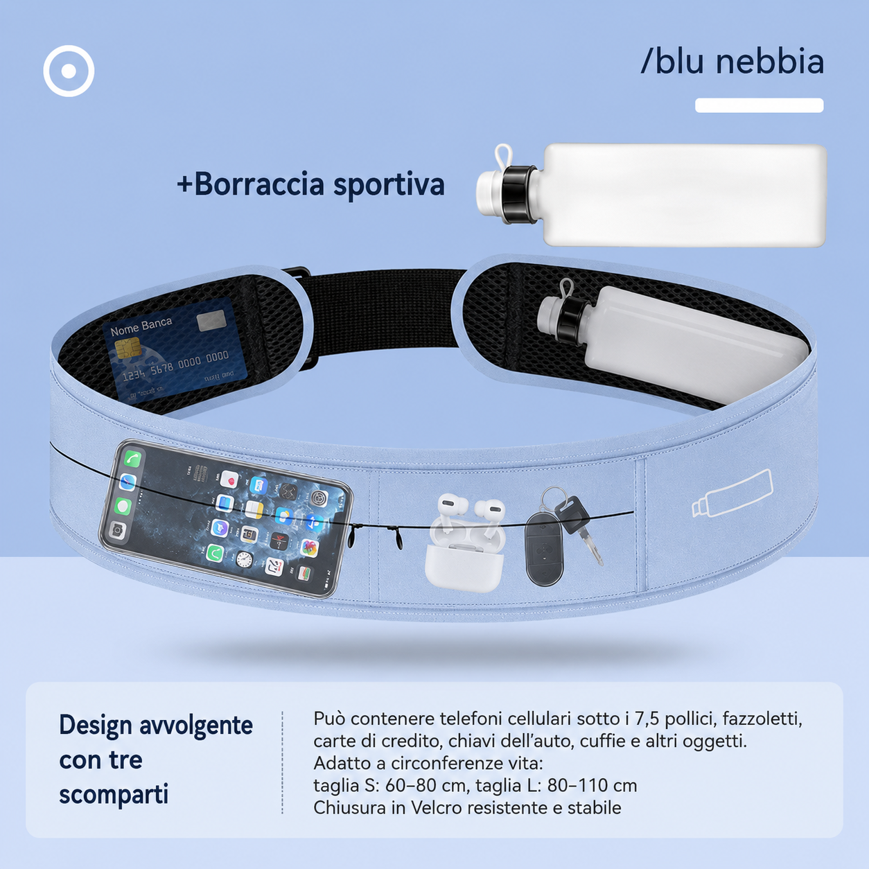 Marsupio invisibile multifunzione