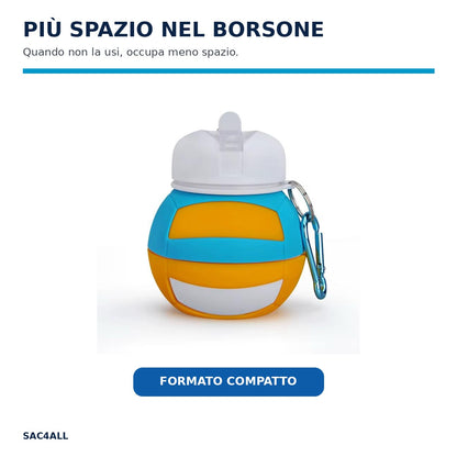 Borraccia Volley SAC4ALL in formato compatto